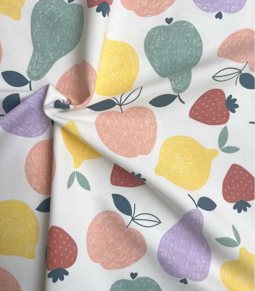 Tissu french terry imprimé - Tutti Frutti