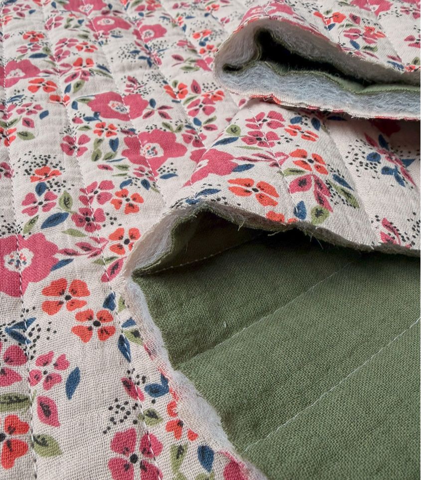 Tissu double gaze matelassé - Oscalana