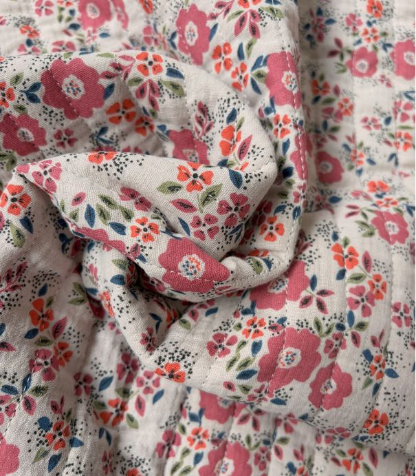 Tissu double gaze matelassé - Oscalana