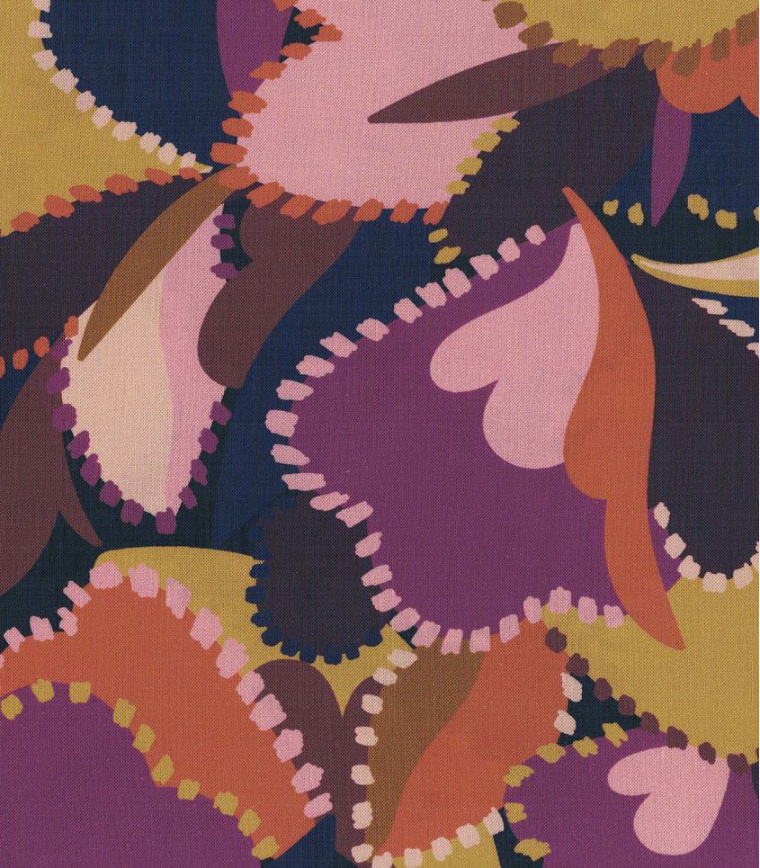 Tissu viscose Bernie - Violet Tissu viscose Bernie - Violet