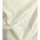 Tissu jersey pointelle - Crème