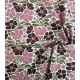 Tissu velours milleraies fin - Fleurs Vintage