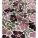 Tissu velours milleraies fin - Fleurs Vintage