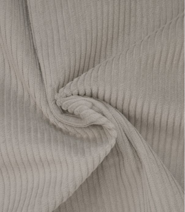 Tissu velours grosses côtes - Sable