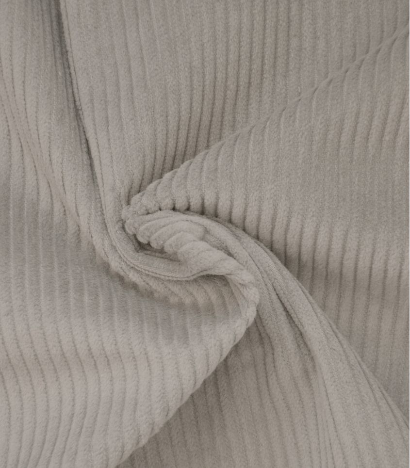 Tissu velours grosses côtes - Sable