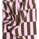 Tissu viscose - Gaufrette rose