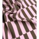 Tissu viscose - Gaufrette rose
