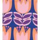Tissu viscose - Tulipes Pop Clémentine