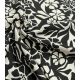 Tissu coton viscose - Fleurs Arty
