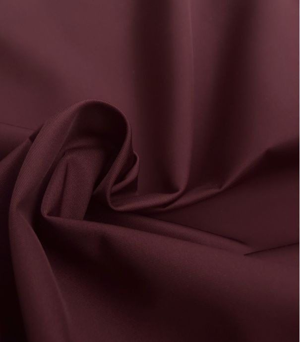 Tissu trench poly / coton déperlant - Bordeaux