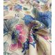 Tissu lin viscose - Fleurs anciennes