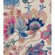 Tissu lin viscose - Fleurs anciennes