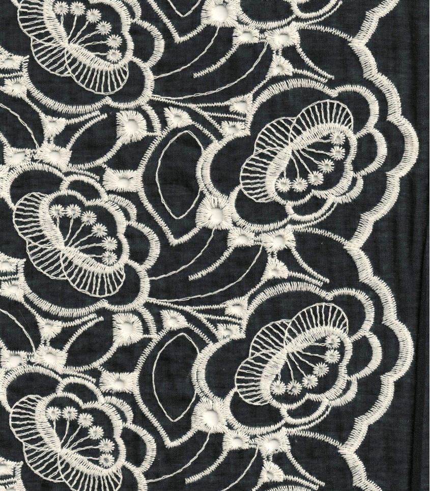 Broderie anglaise Capucine - Black Broderie anglaise Capucine - Black