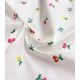 Tissu coton brodé - Cherry