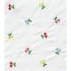 Tissu coton brodé - Cherry
