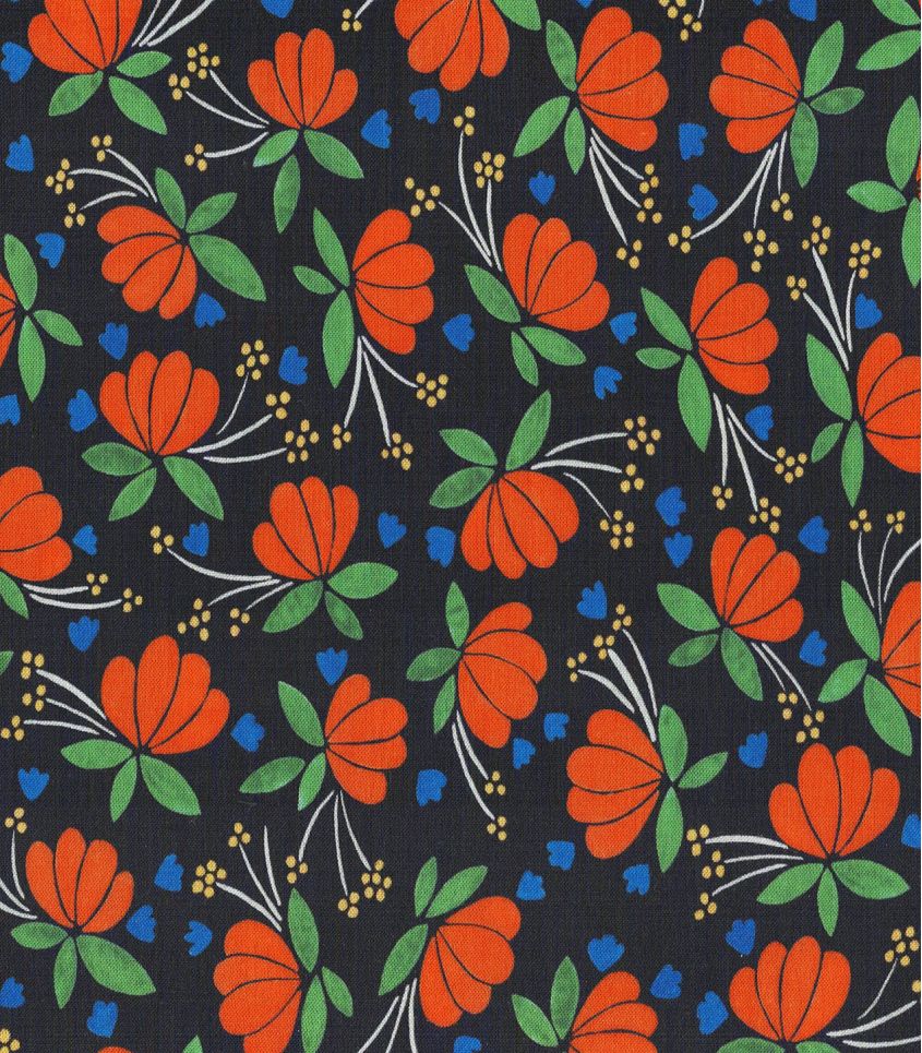 Tissu viscose Coeur de Fleur Tissu viscose Coeur de Fleur