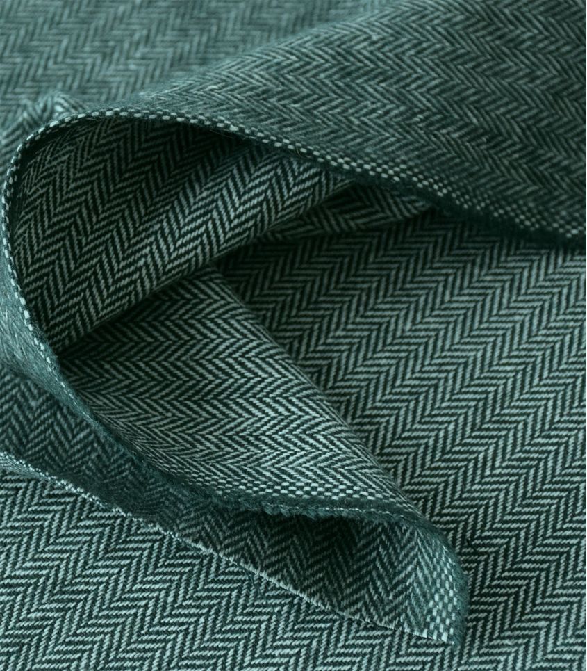 Tissu lainage Petits chevrons Pétole Tissu lainage Petits chevrons Pétole