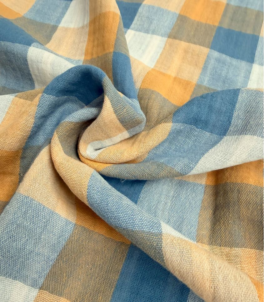 Double gaze reversible - Stripes and Checks Double gaze reversible - Stripes and Checks