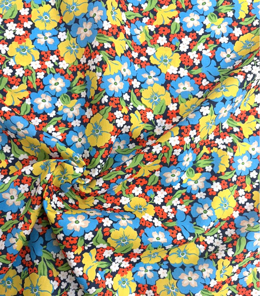 Tissu Liberty Gabriella Gisou - Black Tissu Liberty Gabriella Gisou - Black