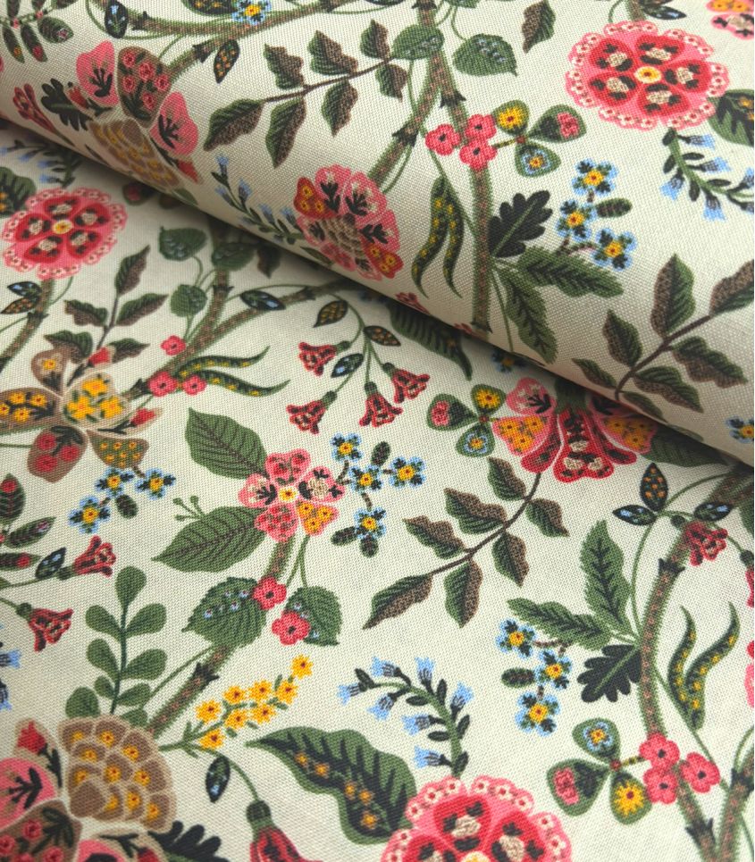 Tissu coton Gracie- Linen Tissu coton Gracie- Linen