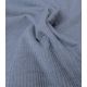 Tissu velours côtelé souple - Bleu jean