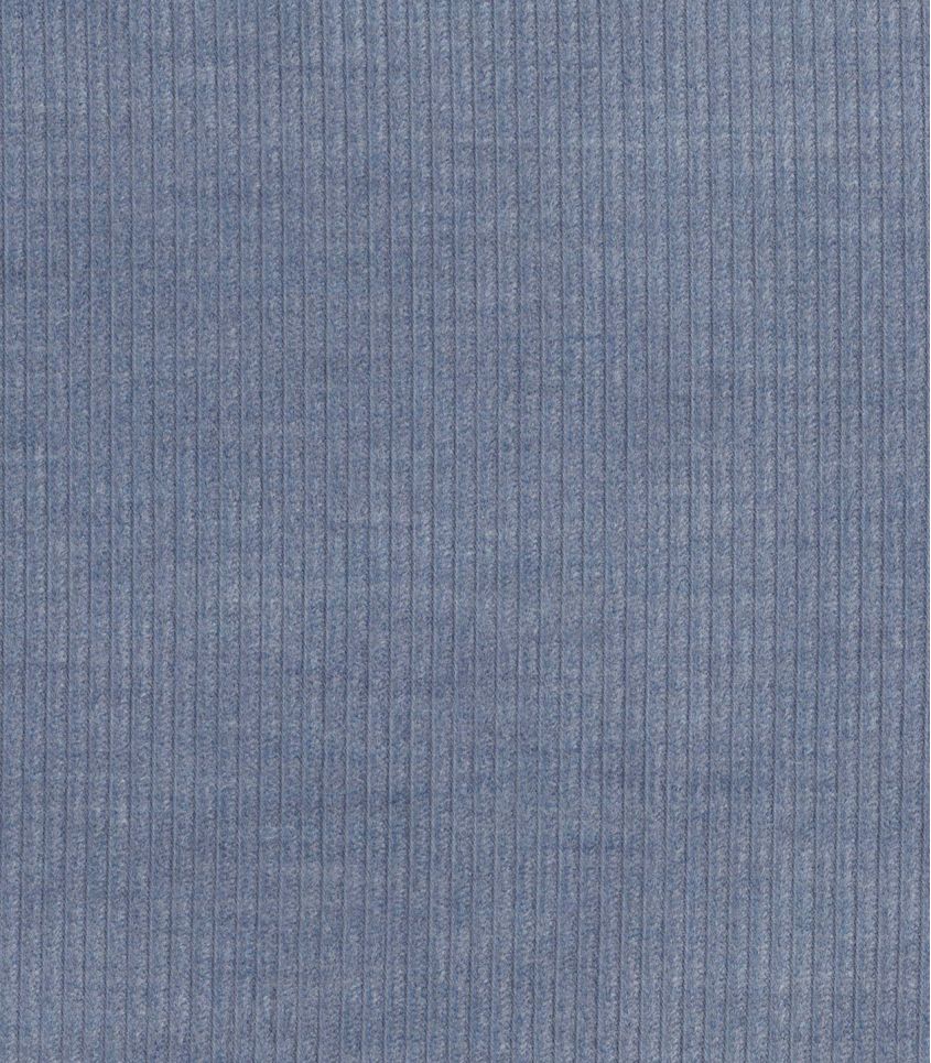 Tissu velours côtelé souple - Bleu jean Tissu velours côtelé souple - Bleu jean
