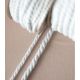 Cordon coton rond - Blanc