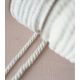 Cordon coton rond - Ecru