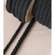 Cordon coton rond - Noir
