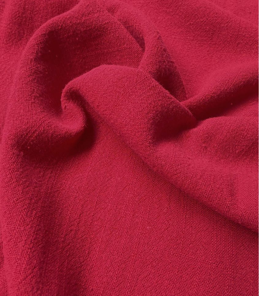 Tissu Lin viscose - Cranberries
