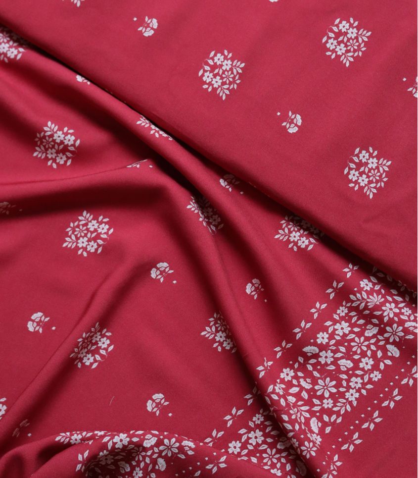 Tissu viscose - Porcelaine