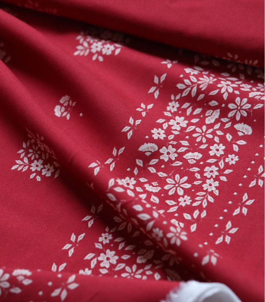 Tissu viscose - Porcelaine Tissu viscose - Porcelaine