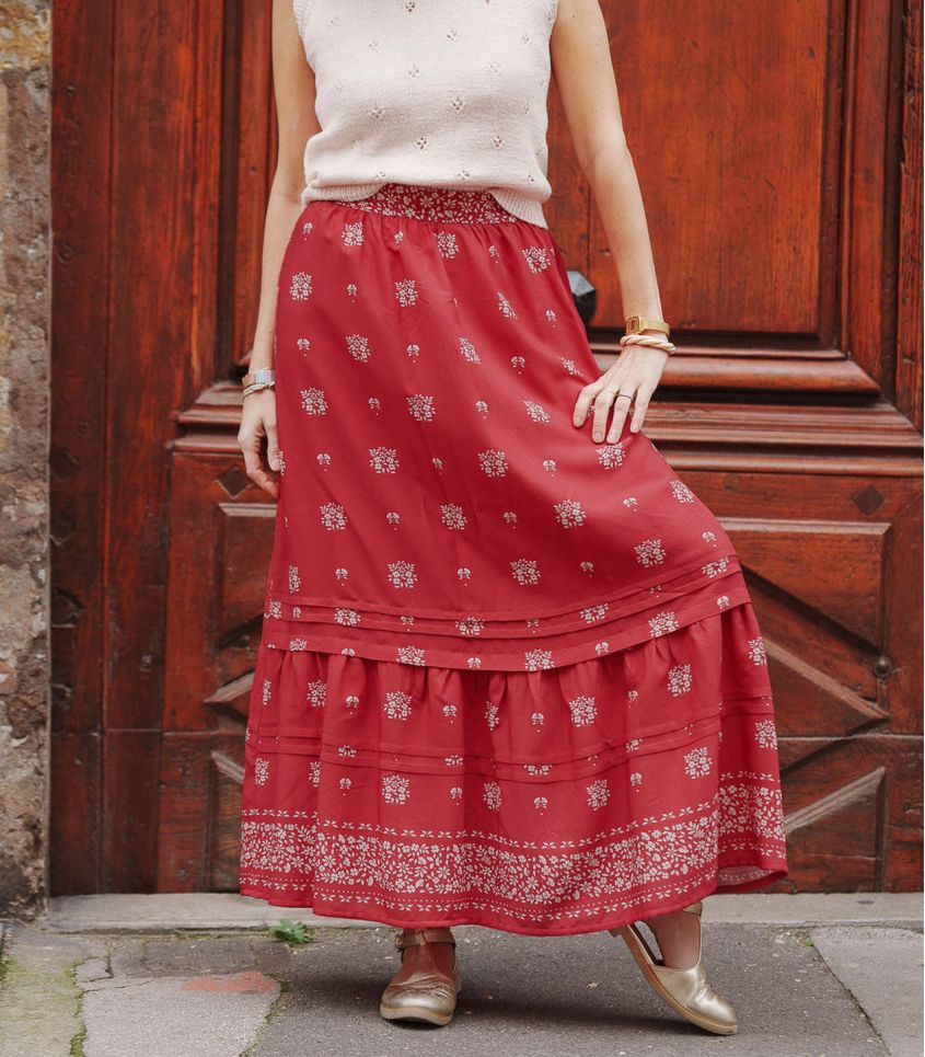 Tissu viscose - Porcelaine Tissu viscose - Porcelaine