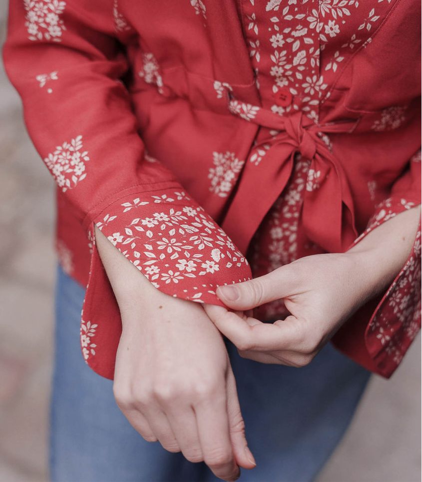 Tissu viscose - Porcelaine Tissu viscose - Porcelaine