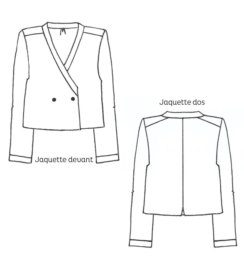 Patron Veste Jaquette - PDF Patron Veste Jaquette - PDF