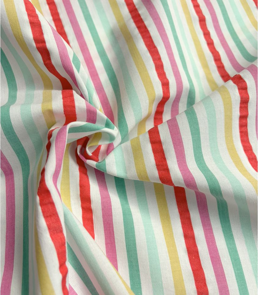 Tissu coton rayé - Tutti Frutti
