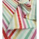 Tissu coton rayé - Tutti Frutti