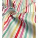 Tissu coton rayé - Tutti Frutti