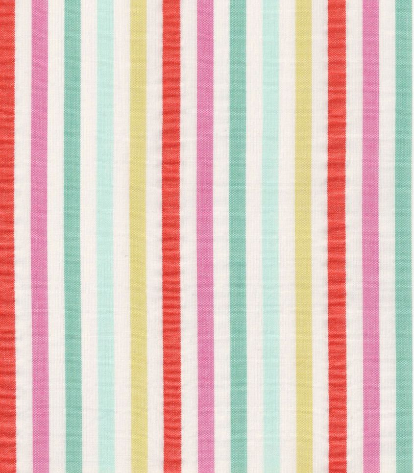 Tissu coton rayé - Tutti Frutti Tissu coton rayé - Tutti Frutti