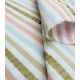 Tissu coton rayé - Pastel