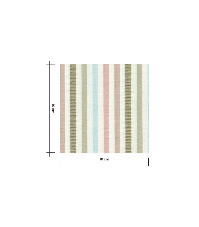 Tissu coton rayé - Pastel Tissu coton rayé - Pastel