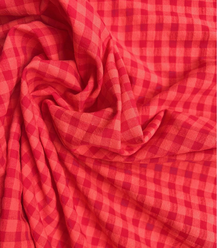 Seersucker vichy - Glace cherry