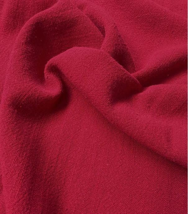 Tissu Lin viscose - Cranberries