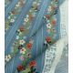 Tissu coton Rayures Gracie- Blue