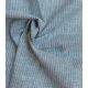 Tissu Lin coton - Chambray rayé Bleu clair
