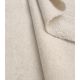 Tissu french terry coton lin - naturel