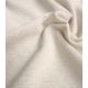 Tissu french terry coton lin - naturel