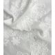 Tissu coton brodé - Au jardin