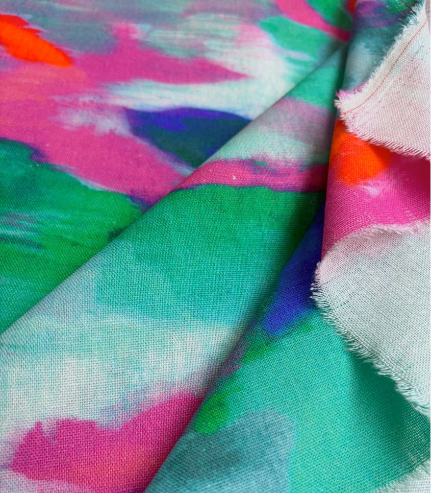 Tissu Lin viscose Reveries - Boréale Tissu Lin viscose Reveries - Boréale