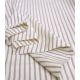 Tissu jersey marinière - Beige